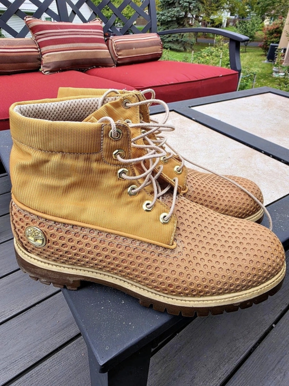 Timberland 6-Inch Premium Waterproof Boot 'Debossed Wheat' Brown Boots